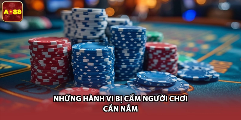 Những hành vi bị cấm người chơi cần nắm